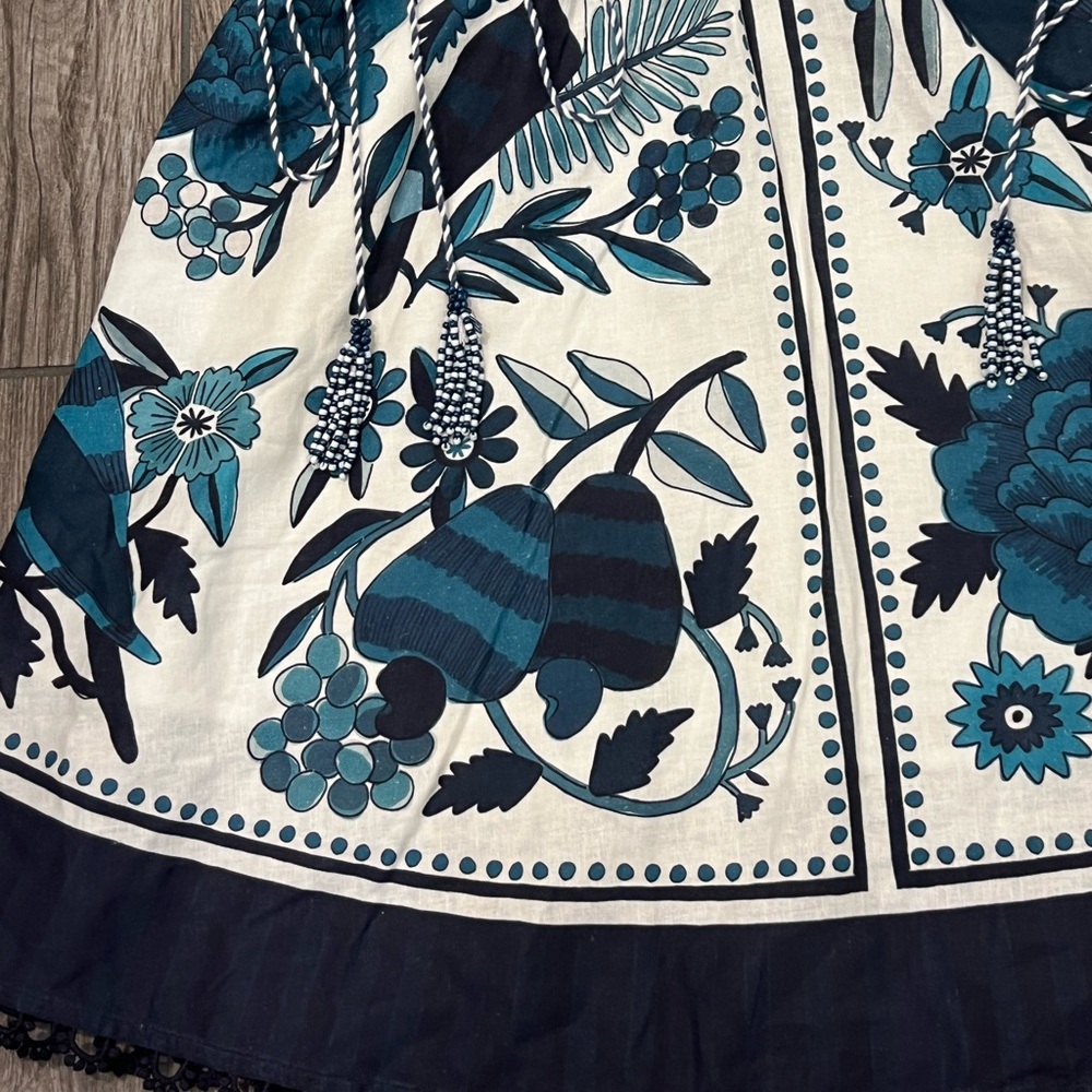 FARM Rio Blue and White Floral Mini Dress - Picture 7 of 16